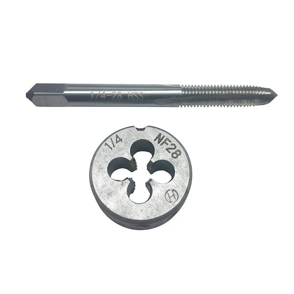 NF Máquina Thread Tap e Round Die Set, NF-2B HSS, 1/4-28