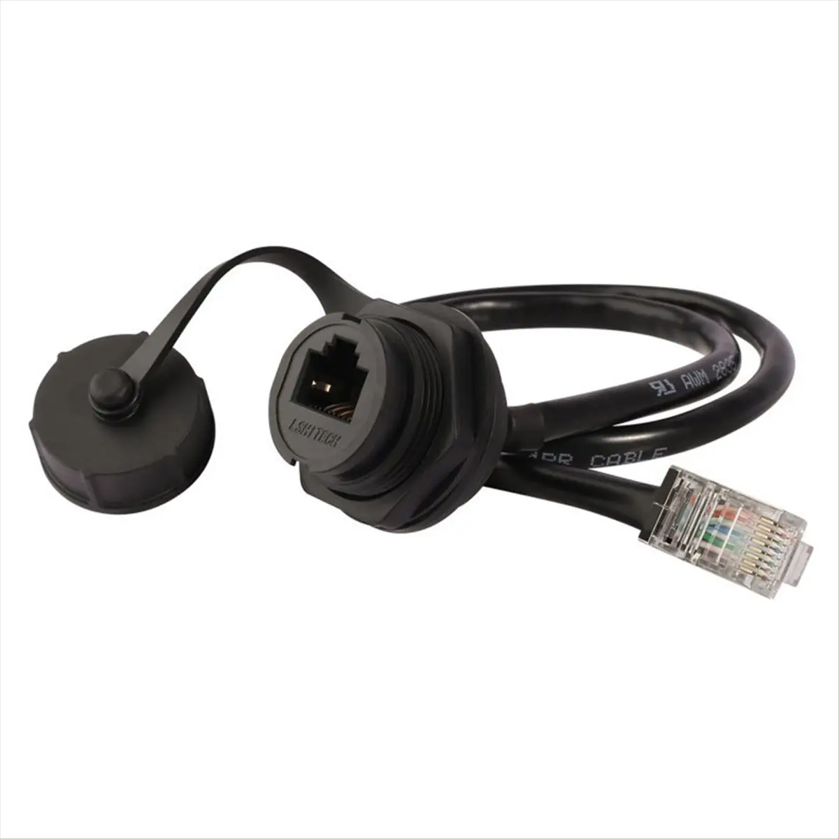 SPECIAL OFFER M25 Network Laptop Telecom Extension Cable Ethernet LAN Wire RJ45 Connector CAT6 Signal Female Socket Panel 0.5m