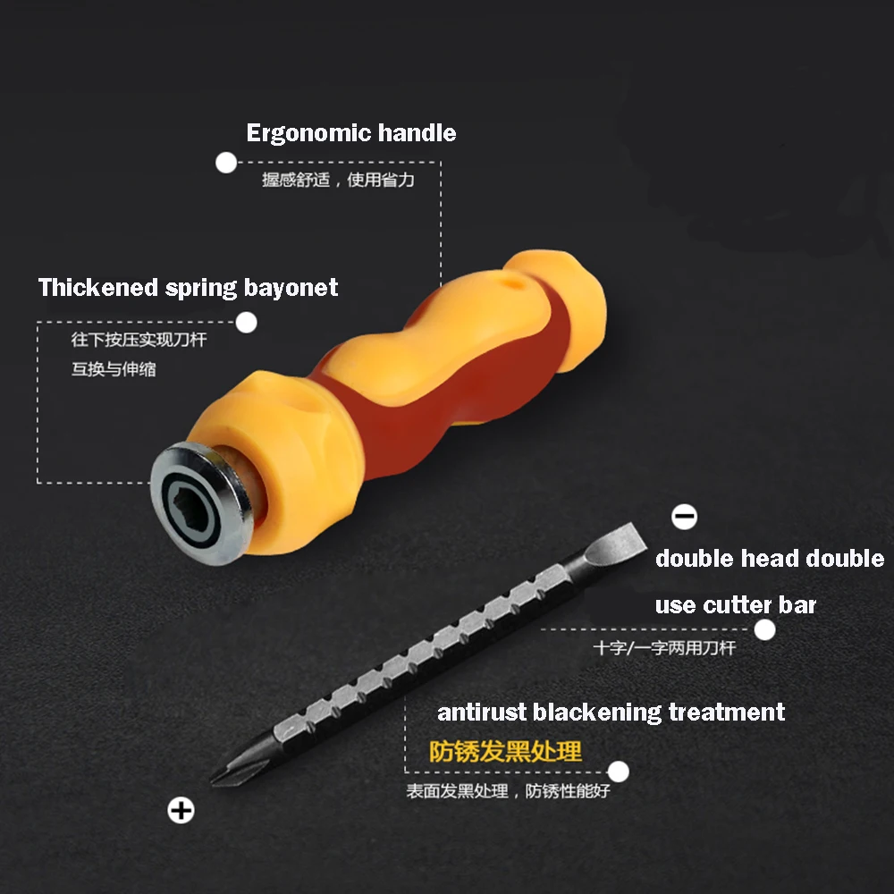 Hand Werkzeuge schraube fahrer Mini Schraubendreher Kit Kleine Tragbare Rettich Kopf Schraube Fahrer Präzision Auto Reparatur werkzeuge Griff