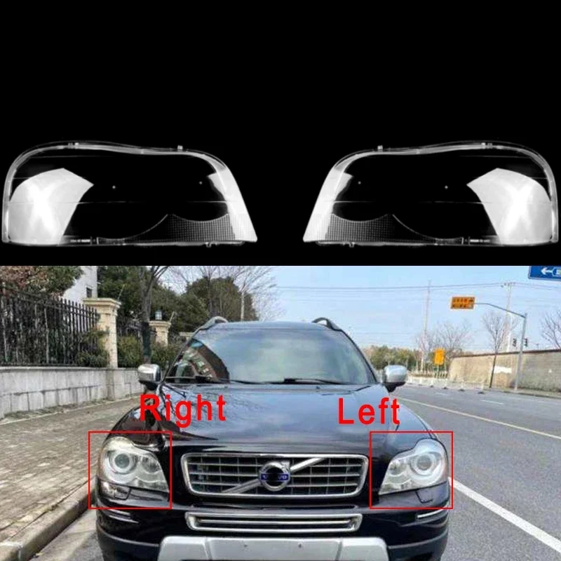 

Car Front Headklight Cover Shade Lampshade Transparent Headlamp Shell Lamp Headlight Lens For Volvo XC90 2004-2013