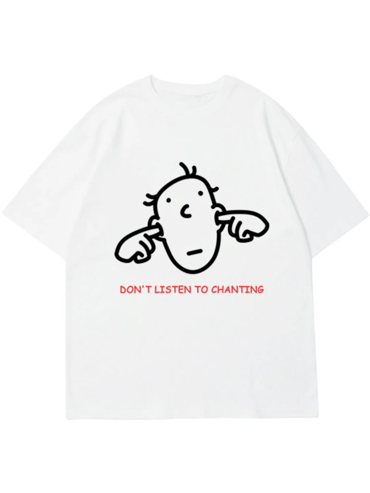 2024年夏 シックな香港風 オーバーサイズ ゆったり ホワイト シンプル オルト スヴェ Tシャツ 韓国風 通勤 プリント コットン 若々しい