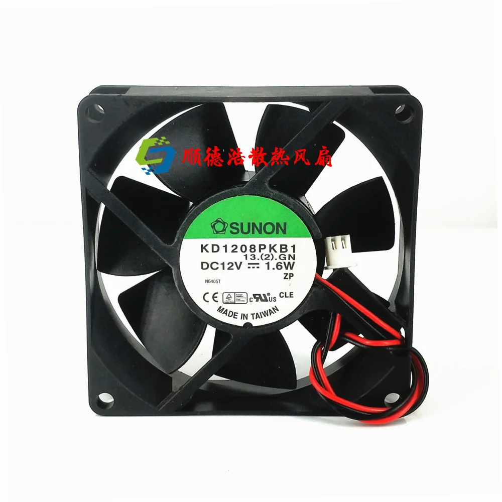 

SUNON KD1208PKB1 DC 12V 1.6W 80x80x20mm 2-Wire Server Cooling Fan