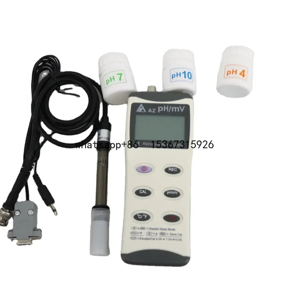 AZ8601 Handheld Digital Water pH Meter mV Tester Handheld pH Meter mV & Temperature Meter pH Accuracy +-0.02