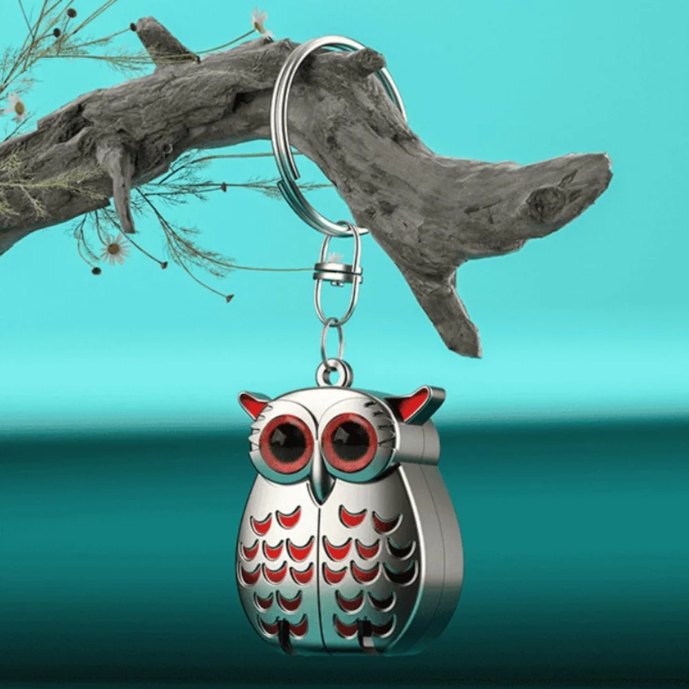 

Mini Nail Clipper Keychain Nail File Stainless Steel Owl Car Keyring Bag Pendant Key Decoration Fingernail Clipper Trim Nails