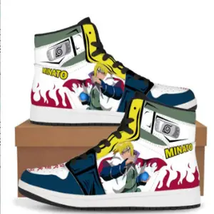 Naruto Anime -Basketball -Sneaker, Uchiha Itachi, Akatsuki, Cartoon -Druck, komfortable Schuhe, ungezwungenes Geburtstagsgeschenk 6 Hauptverkaufsschuh Naruto - №4