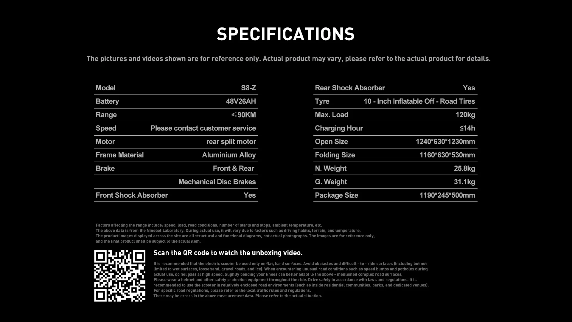 JOYOR S8-Z Elektrischer Mountain-Scooter für Erwachsene mit 10-Zoll-Luftreifen und Faltbarem Design E-Scooter – Detail 13