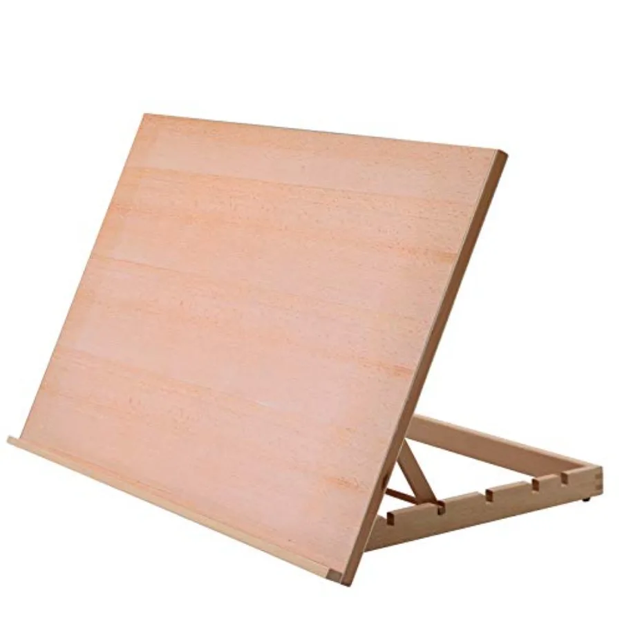 

Extra Large 5-Position Wood Drafting Table Easel Drawing and Sketching Board 29 1/2 Inches by 19 2/3 Inches
