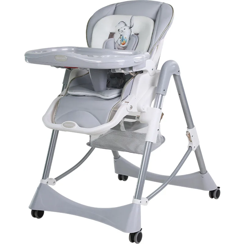 كرسي طعام للأطفال منزلي قابل للطي وفك علبة بدون تركيب وجبات أطفال للرضع والأطفال الصغار