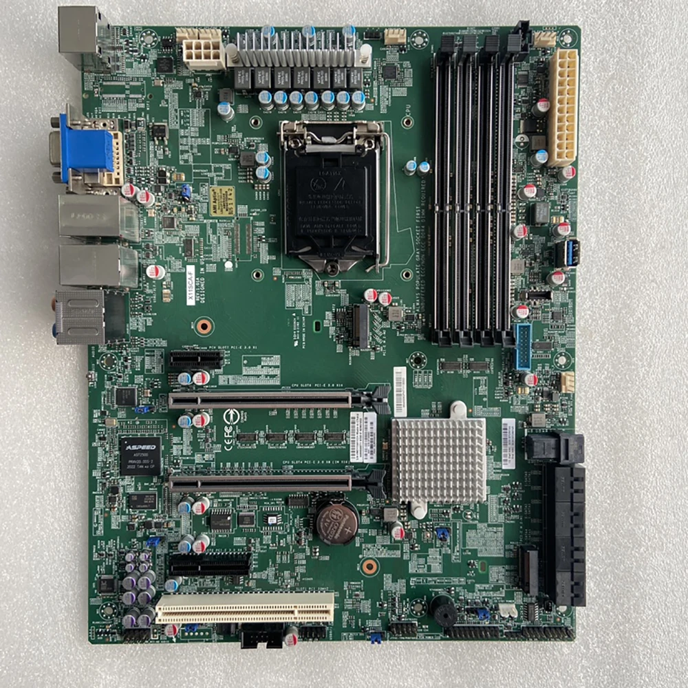 For Supermicro Workstation Motherboard 8th/9th Gen Core i3/i5/i7/i9 Xeon E-2100/E-2200 Series DDR4 PCI-E 3.0 LGA-1151 X11SCA-F