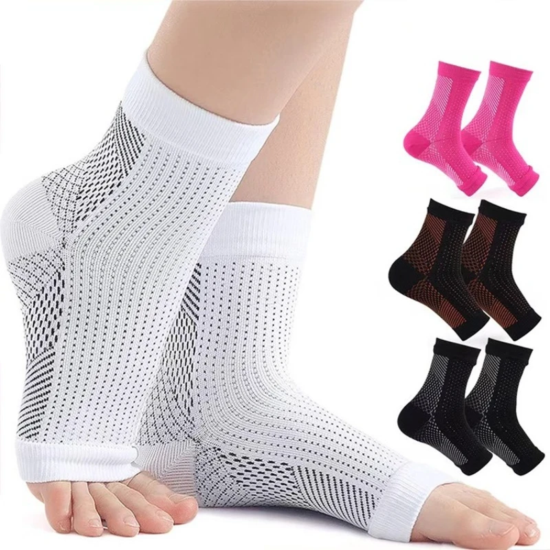 

Носки унисекс для суставов лодыжки, модные спортивные дышащие компрессионные носки, впитывающие пот, 1/3 пары