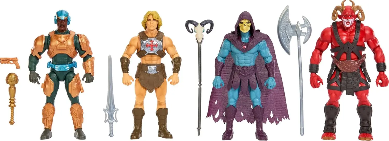 

4 Pack 5.5" Action Figures with 14 Joints, Movie Accurate, 1 Exclusive Figure