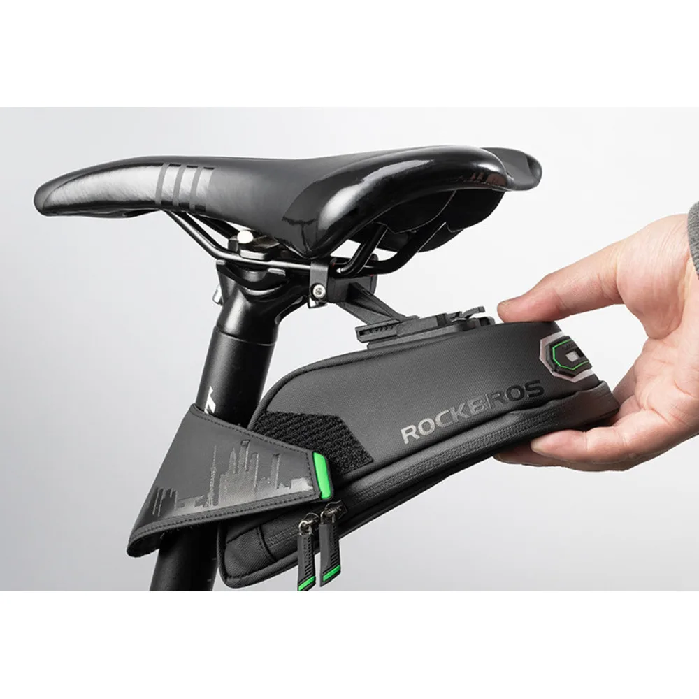 Bicycle tail mountain road bike, rear bag, riding cushion, seat pole, quick release saddle bag_voghion.com