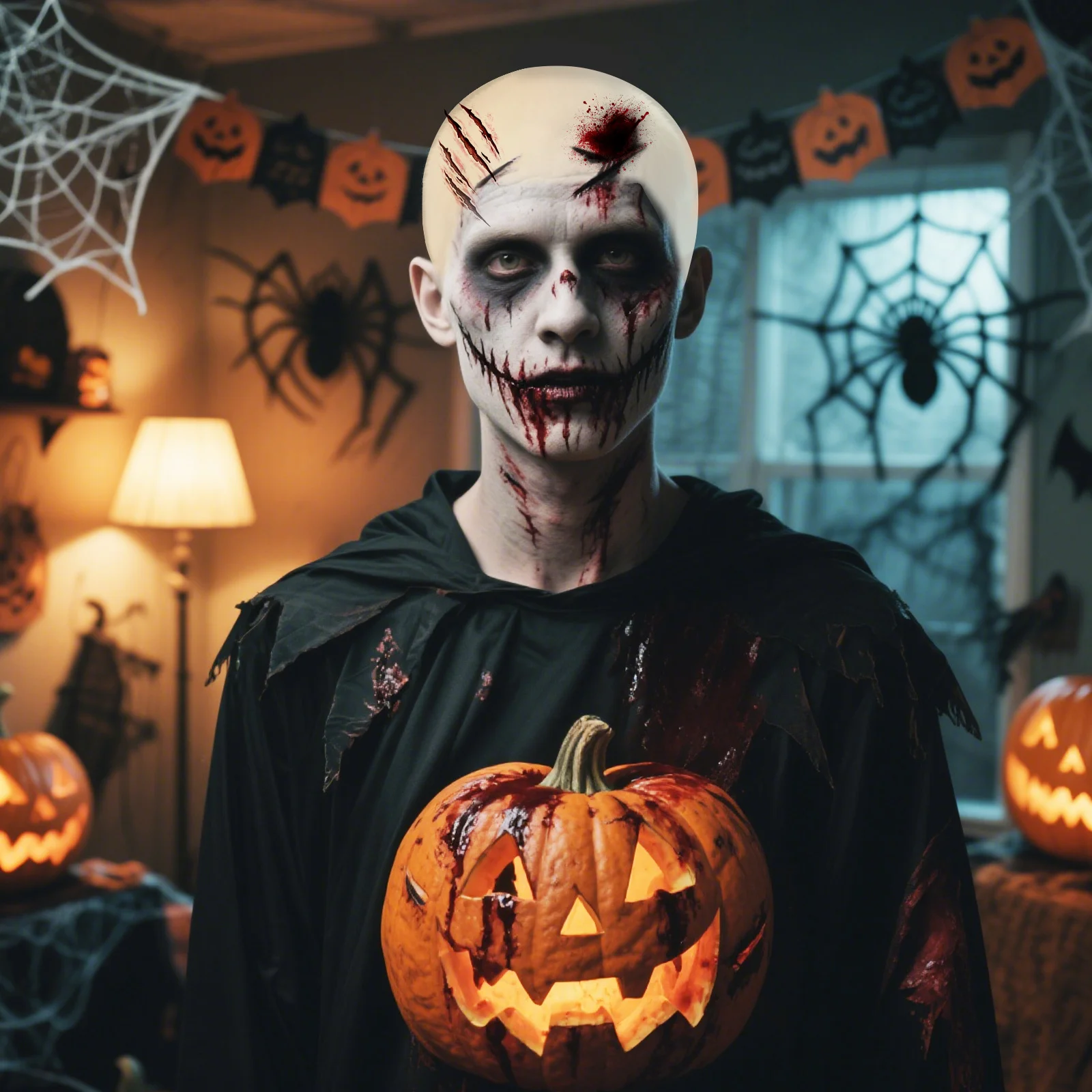 Gorro calvo de látex duradero, ambiental, Cosplay de Halloween, atractivo, talla única, se adapta a la mayoría de los accesorios de fiesta ligeros y fáciles de usar