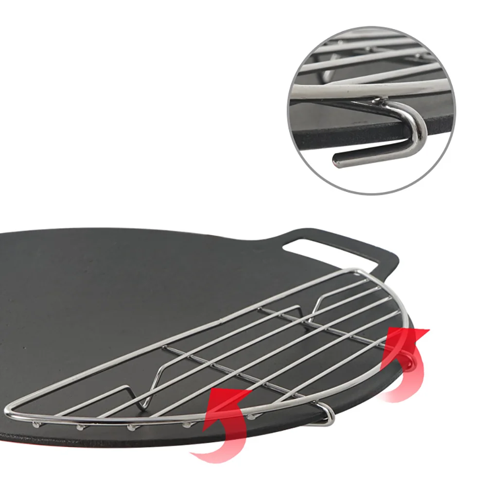 TARKA Outdoor Barbecue Net Steam Rack Stainless Steel Camping Barbecue  Anti Scorching Grill Picnic Cookware Cooking Supplies image 2