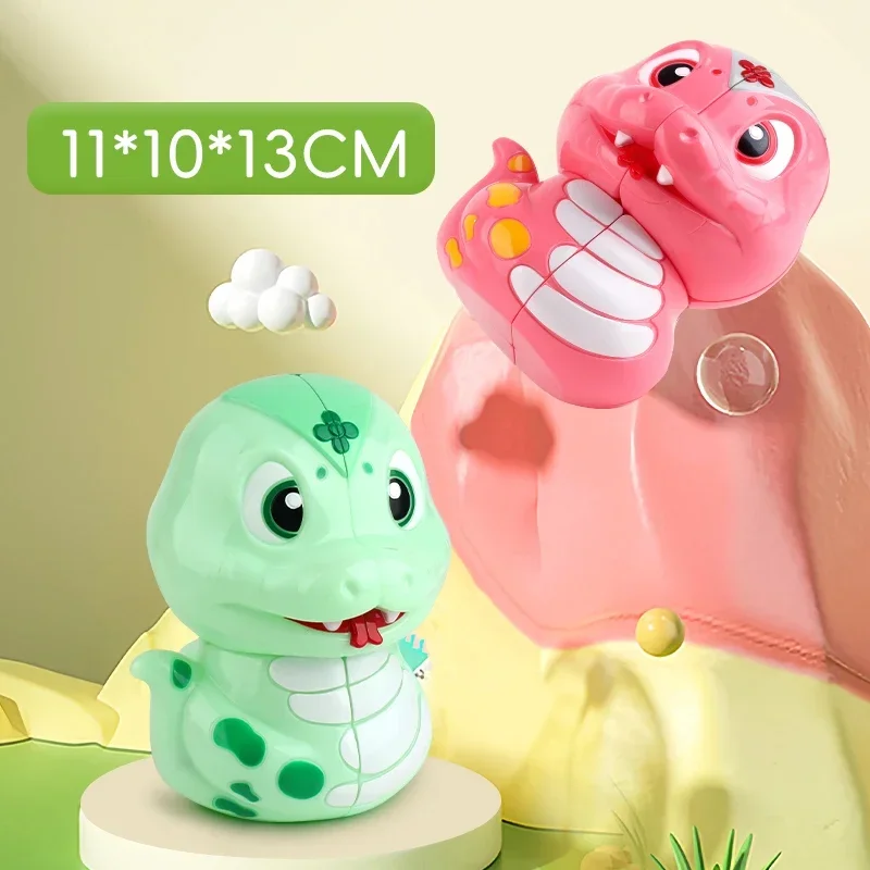 Yuxin Snake 2x2x2 Cube Cute Little Snake Cartoon Animal Design 2x2 Magic Cube  Puzzle Toys for Children Kids Gift Toy