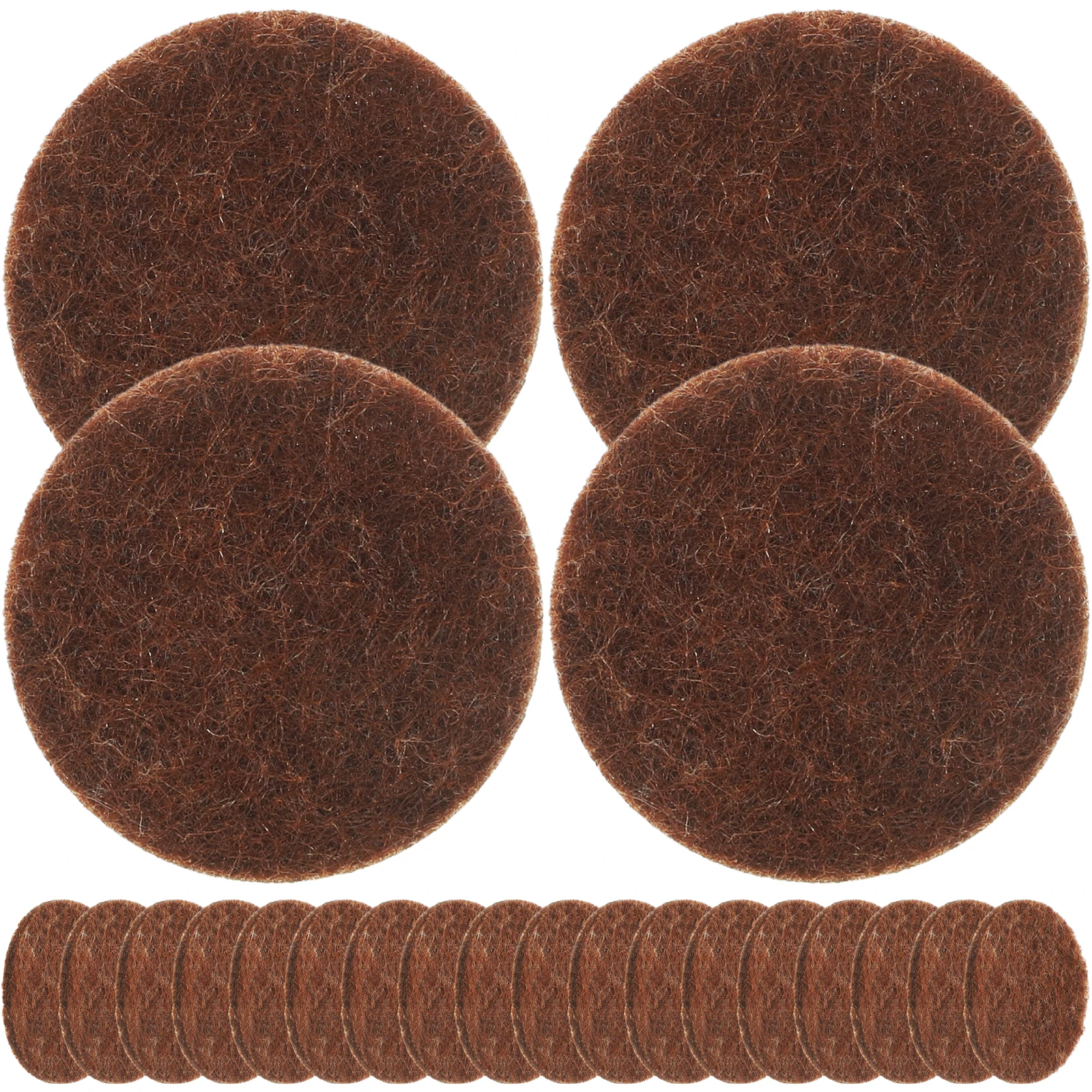 

225 Pcs Scratch-resistant Felt Pad Floor Protectors Chair Leg Pads Furniture Round Protection Legs Mat