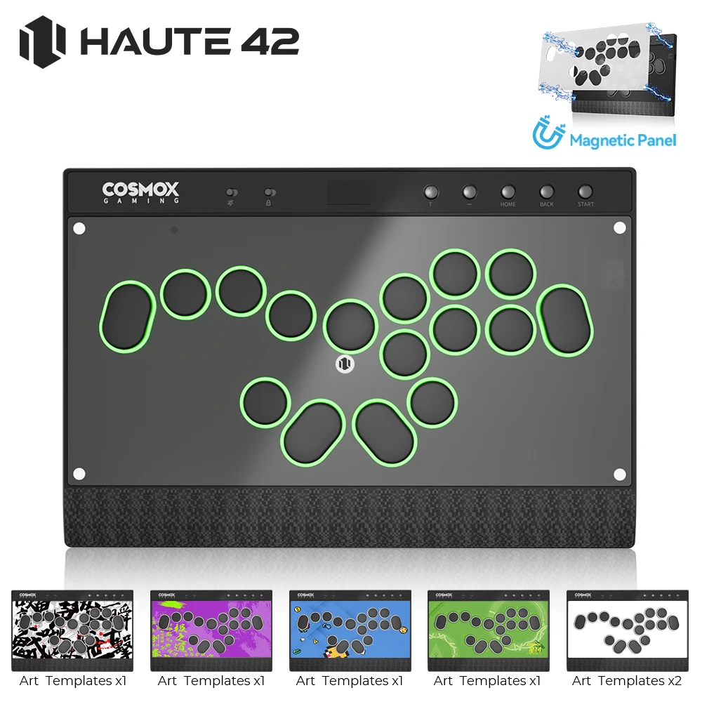 

Haute42 Magnetic C16-S Joystick Hitbox Leverless Controller Stickless Arcade Stick Keyboard For PC/PS4/PS5/Switch Fight Sticks