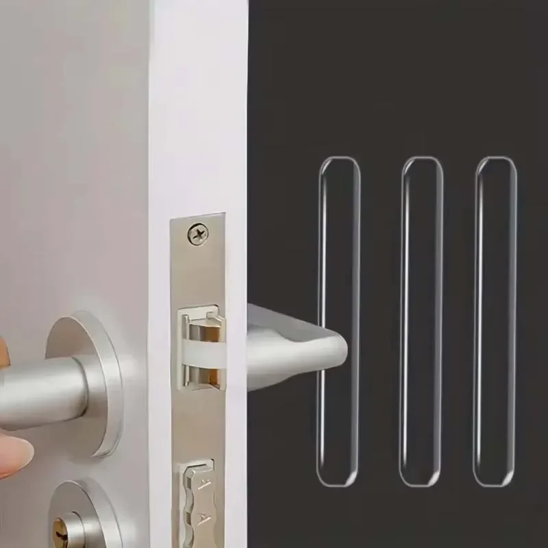 Silicone Self Adhesive Furniture Pads Crib Bumper Pads Refrigerator Anti-collision Strip Wall Protector Door Stopper