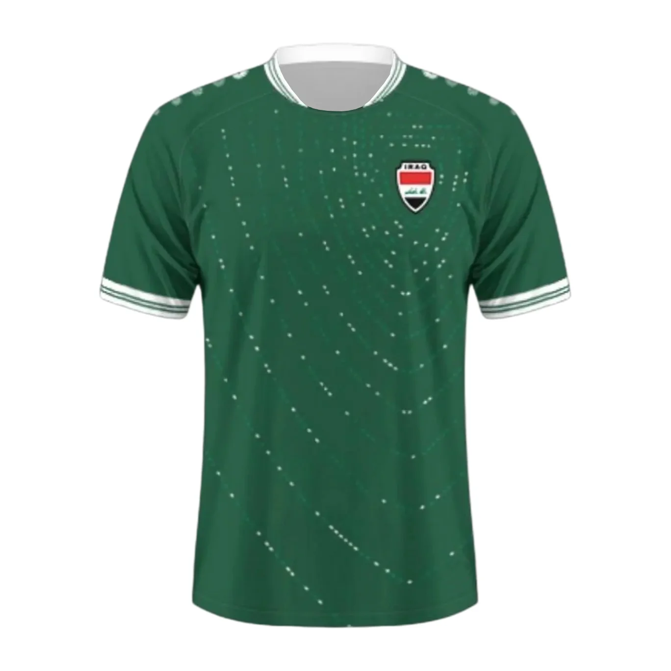 Soccer Jersey Fans Iraq 3D Print Mens Athleisure T-Shirt Summer Breathable Quick Dry Sportswear Tops Outdoor Training & Matches