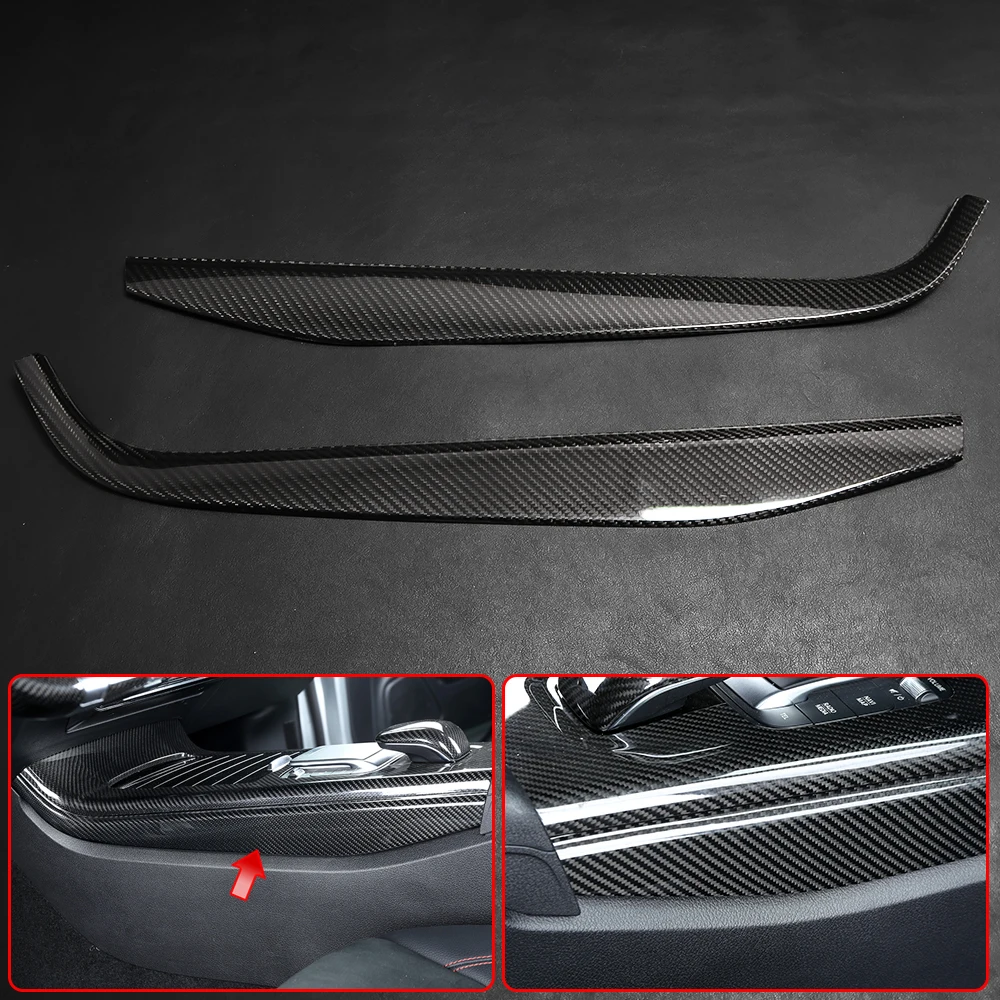 Real Carbon Fiber Car Interior Trim Voor Mercedes Benz Cla Klasse W177 W247 C118 Achteruitkijkspiegel Versnellingspook air Vent Outlet Cover