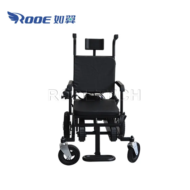 Evacuation Use Foldable Electric Battery Powered Wheelchair with Climbing Stair Function