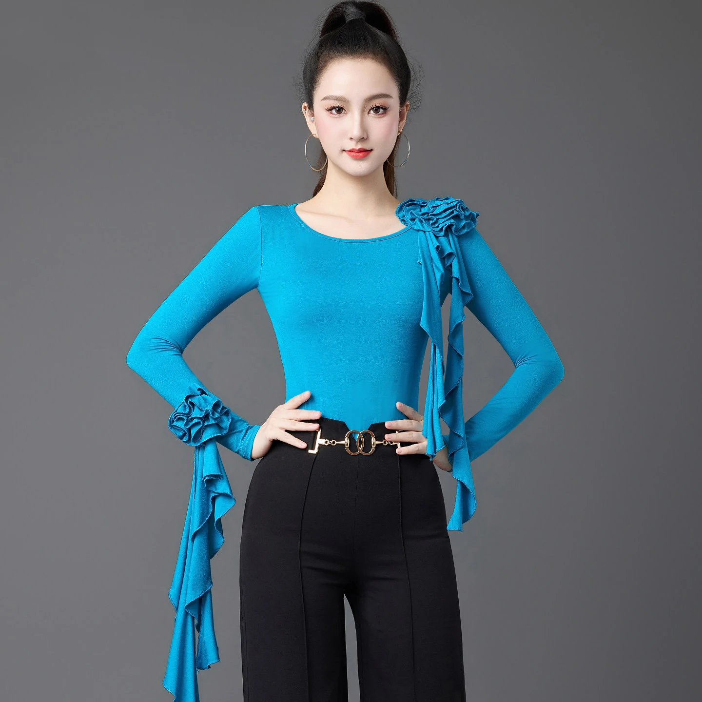 

Новинка 202, женский комбинезон для похудения для танцев вальса, национальный стандарт, топ, чача, румба, танго, современные танцевальные костюмы DQL12421