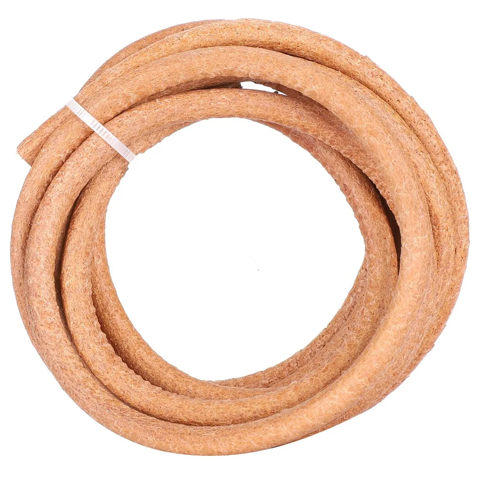 

2pcs Cowhide Sewing Machine Belts 180cm Durable Treadle Parts With Hook 70.9 Inch Length Leather Drive Belt Home Use