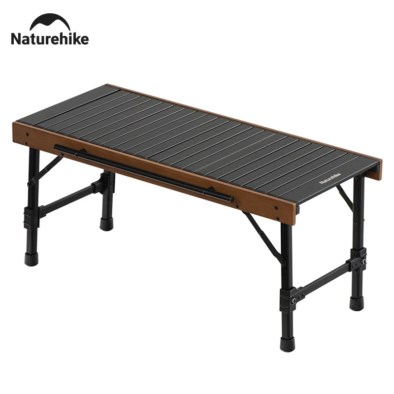 Naturehike IGT Campingtisch, abnehmbarer tragbarer Klapptisch, Picknick-Herd, Grill, Holztisch, Outdoor, Grill, Angeln, Couchtische