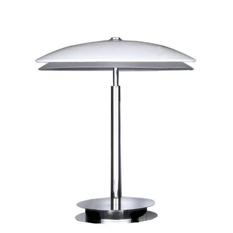 

Mushroom simple bedroom bedside decoration premium ins style light luxury metal black desk lamp