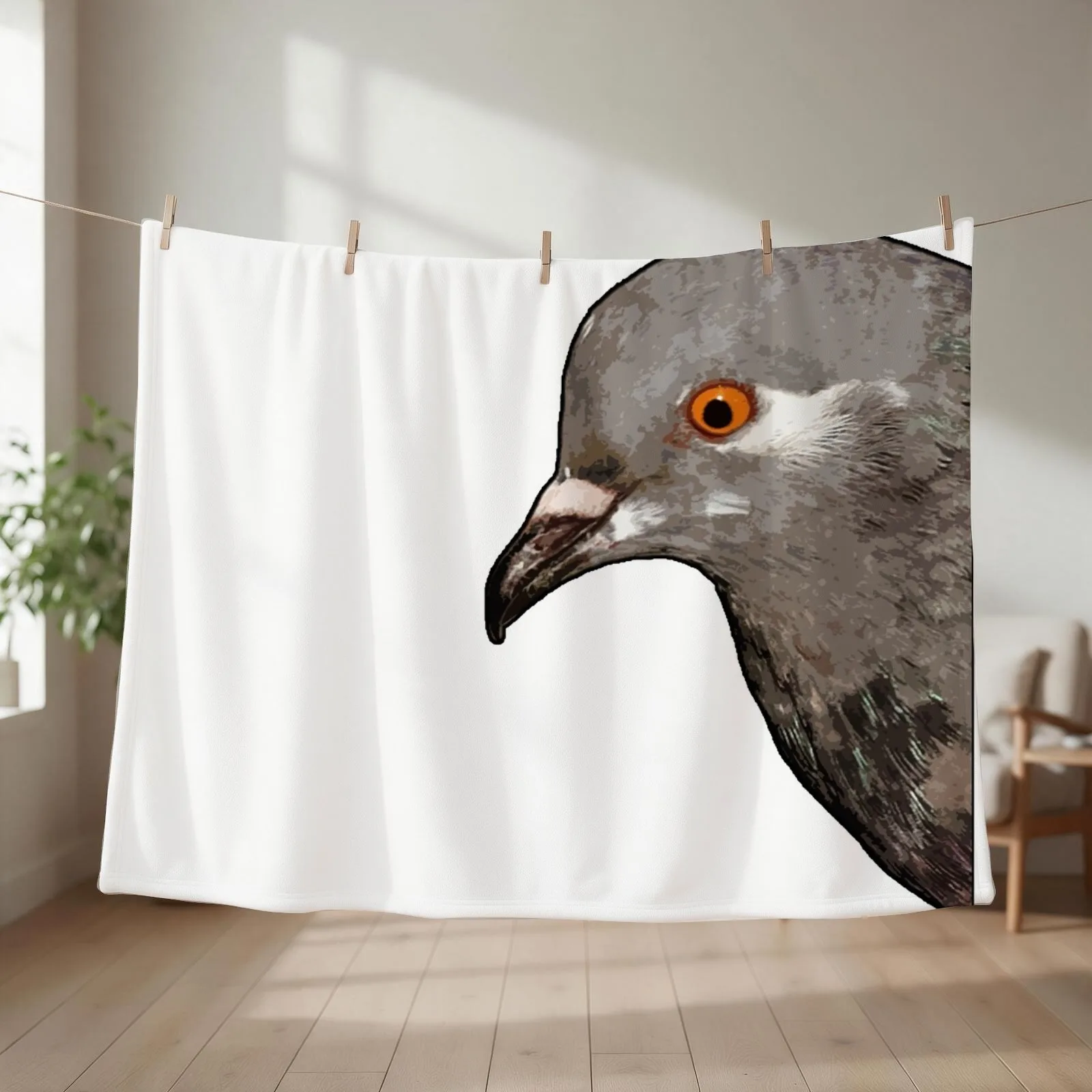 New Brian the Pigeon Throw Blanket Luxury Beautifuls for sofa Winter beds Blankets