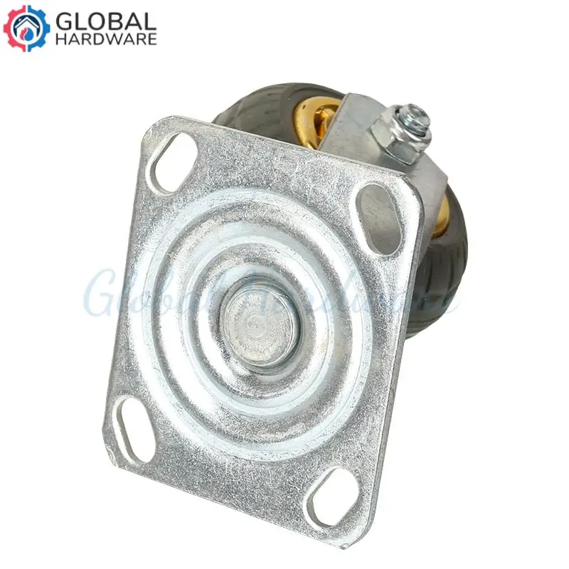 

4 Inches Universal Mute Wheel (1pcs) - Soft Elastic Rubber Caster for Heavy Duty Carts and Furniture Moving Needs