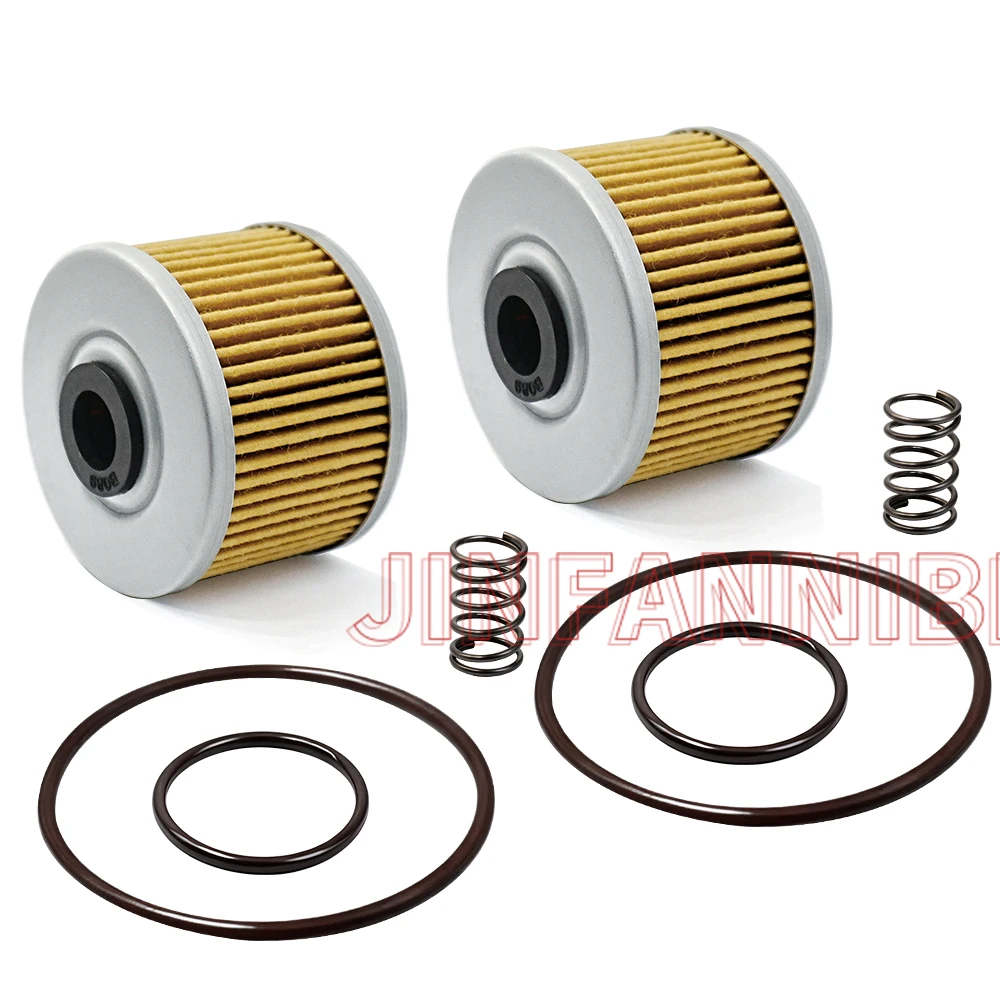 2 Packs Oil Filters Replacement Kit for Kawasaki KLX110L 2010-2021 2022 2023 2024 2025 #52010-1053