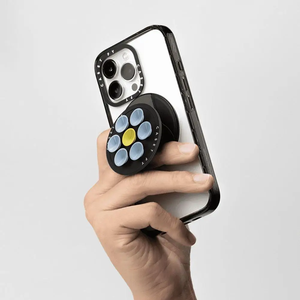 

Magnetic Suction Cup Phone Mount Silicone Suction Cup Grip Stand Holder For All Cell Phones Anti-Slip Multi-angle Fixation