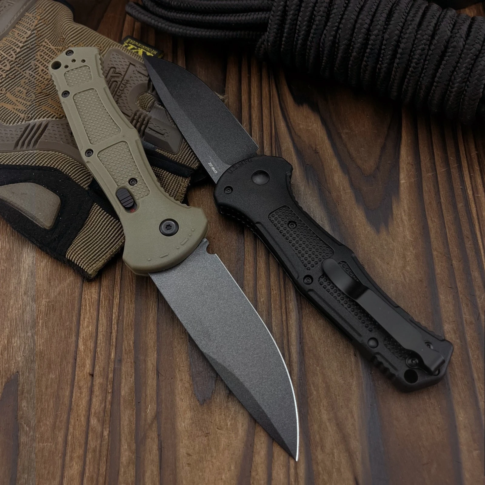 Best-selling 9070 Jungle Folding Pocket Knife: High-quality D2 Blade, Nylon Fiber Handle. Ideal for Mountaineering, Cutting, Hiking, and Exploration. A Versatile Tool for Everyday Carry (EDC), Hiking, Camping, and Outdoor Activities. Makes A Great Gift.