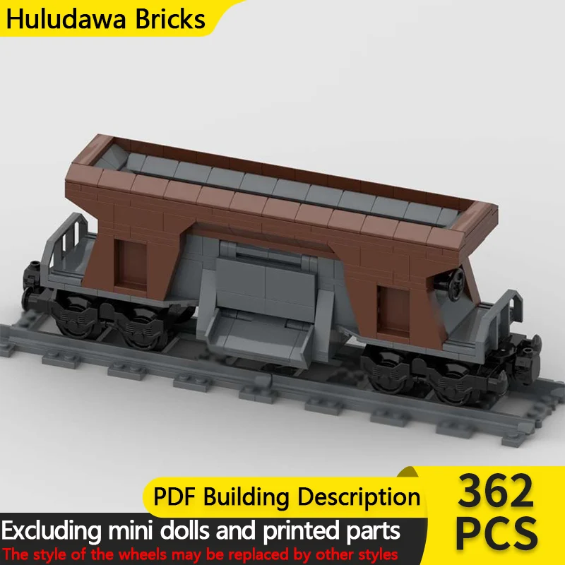 

Модель городской автомобиль MOC, строительные кирпичи, железнодорожный саморазгрузочный вагон, модульная технология, детские праздничные подарки, сборные игрушки, костюм