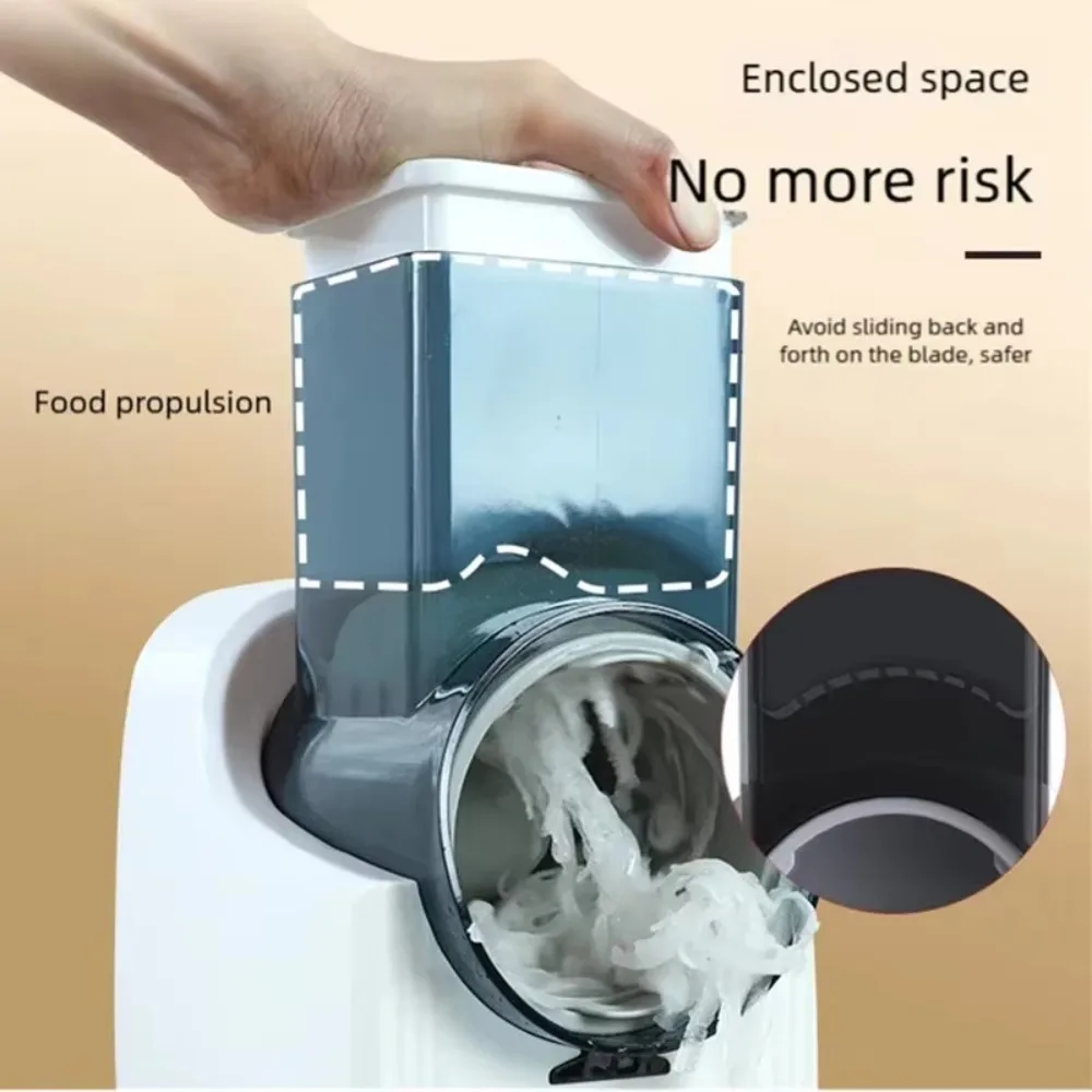 Effort-saving Electric Vegetable Cutter Efficient Long Battery Life Automatic Vegetable Shredder…