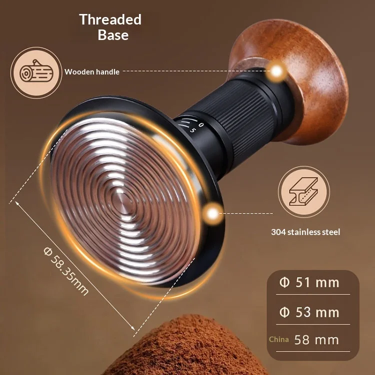 Powder Hammer Impact Force Flash Powder Press Italian Coffee Machine Automatic Rebound Constant Force Powder Distributor