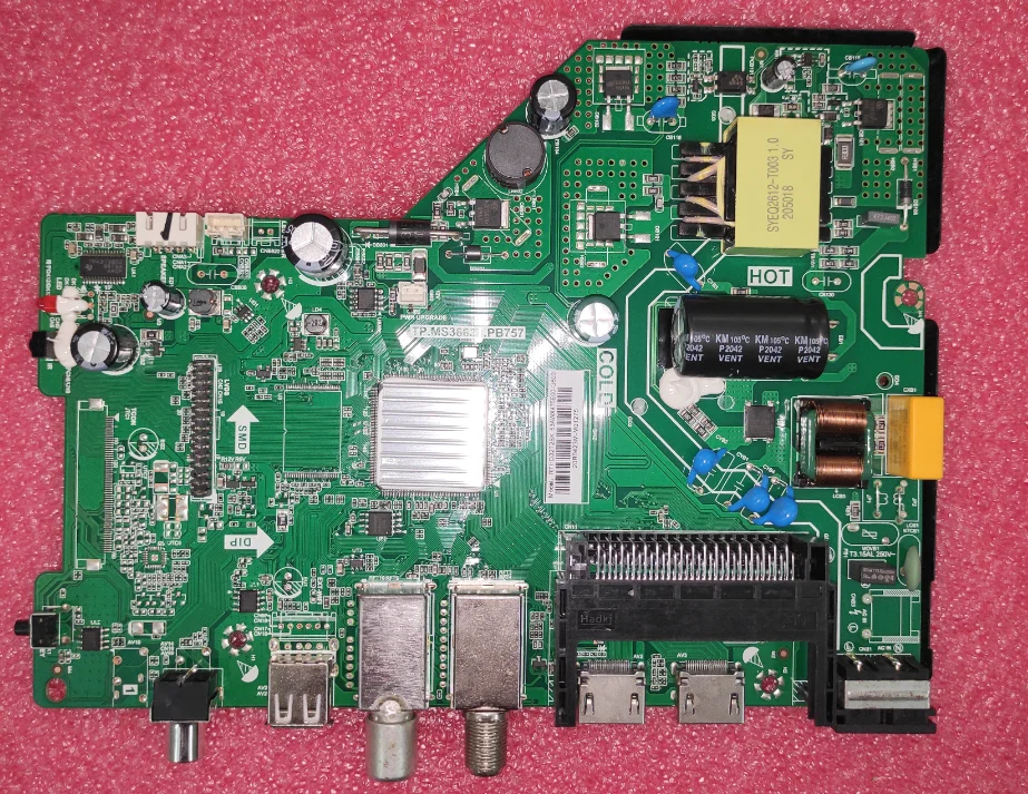 TP.MS3663T.PB757  Three-in-one TV motherboard  65--84v 300ma  rthd32t2sk