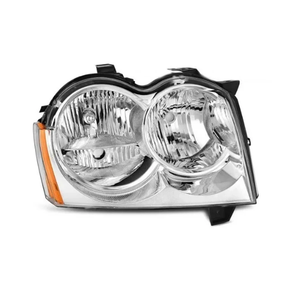 Pair Car Headlight Head Light for Jeep Grand Cherokee 2005 2006 2007 Headlamp Without Lamp Left and Right