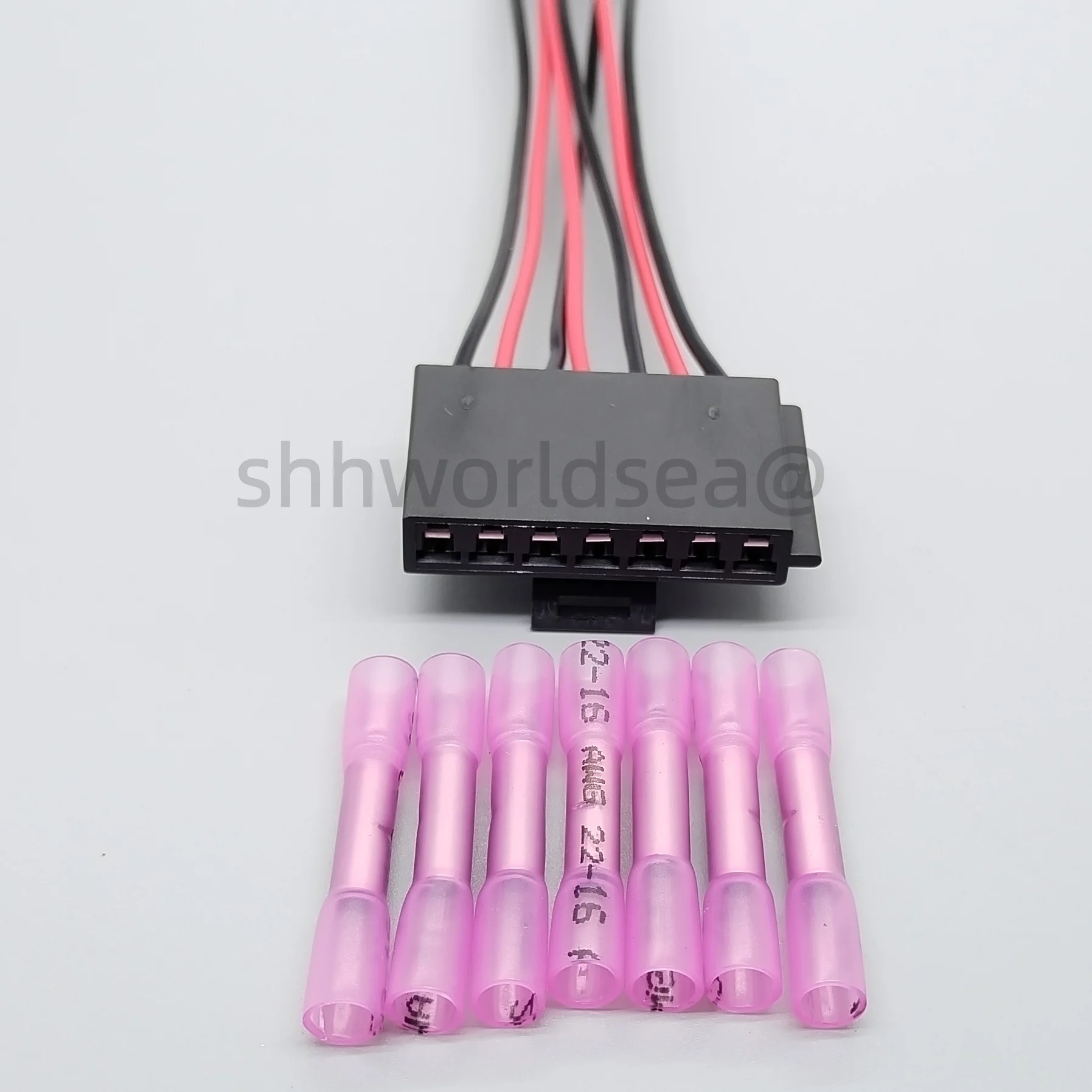 shhworldsea 7Pin 3.5mm  car accessory 12052854 Automobile Air Conditioning Fan Resistance Wire Harness Unsealed Socket