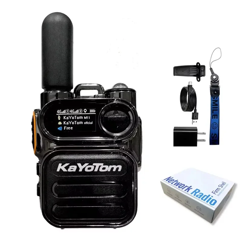 4G Global Walkie Talkie 5000km Talkie Loud voice Compact appearance RTOS operating system, support POC GLOBAL and REAL PTT