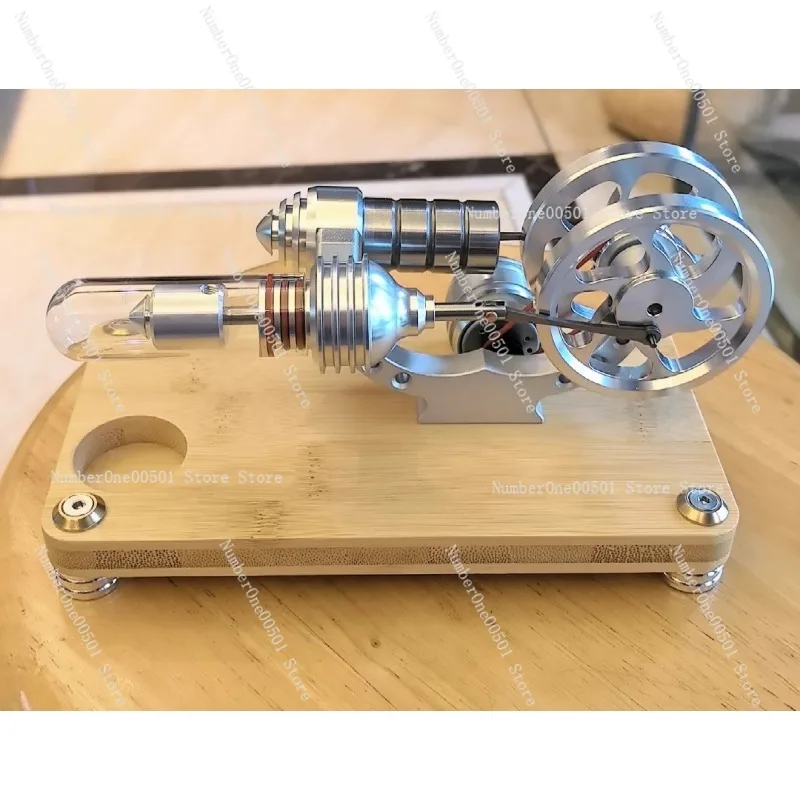 

2025 New Brass Piston Stirling Engine Air Powered External Combustion Physics Model M14-03-L M14-02-S M14-03-S M14-06-S