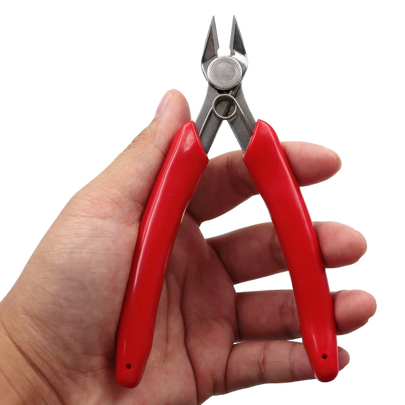 Electrical Wire Cable Cutters  High Leverage Side Snips Flush Pliers with Nipper  Professional Hand Tools