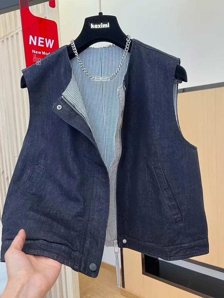 

Модный универсальный жилет-куртка больших размеров (до 300 фунтов) для мужчин и женщин: осенний трендовый топ для молодежи, повседневный, комфортный крой