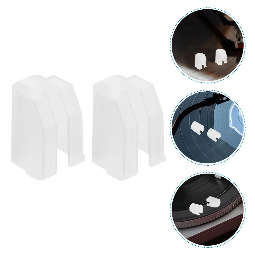 5pcs Turntable Plastic Stylus Protector Replacement For Record Record Player Needle Protector Player Pickup Cover Reusable Dust