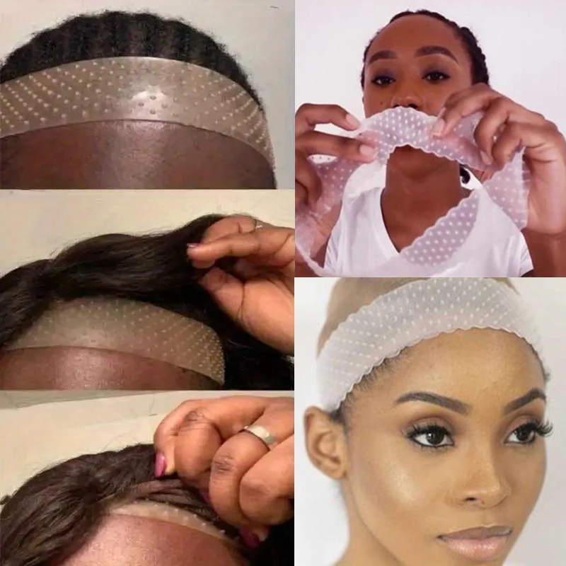 Elastic Silicone Grip Wig Headband Seamless Non Slip Wig Fix Band Comfortable Wig Accessories Wig Holding image 6