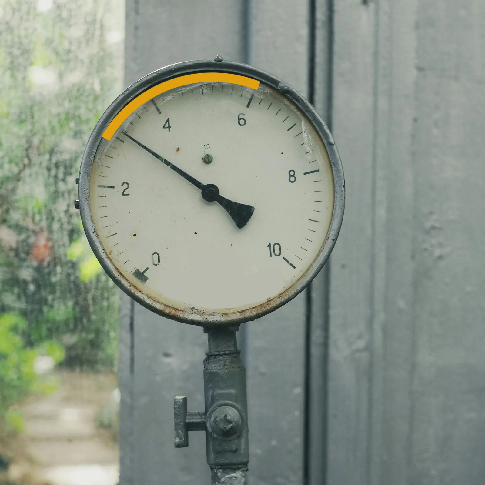 

10pcs Pressure Gauge Stickers Adhesive Round Labels For Low Light Visibility Pressure Gauge Identification Label Indicator