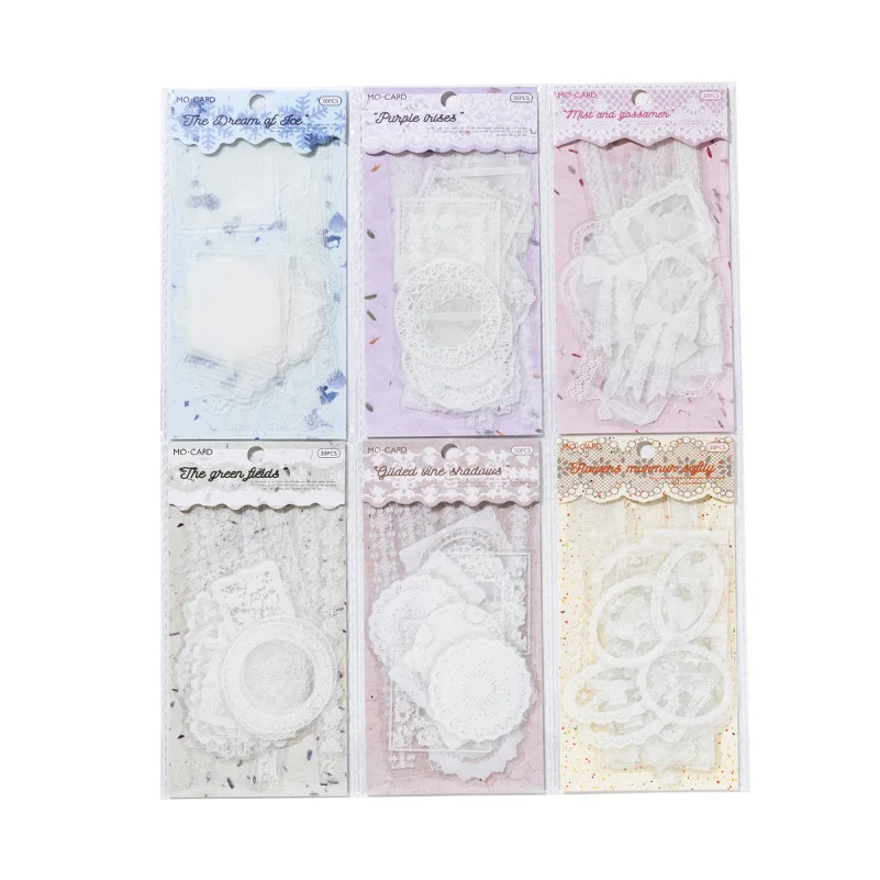 

24 компл./1 лот Kawaii наклейка для скрапбукинга кружево история принадлежности для скрапбукинга планировщик декоративные канцелярские наклейки