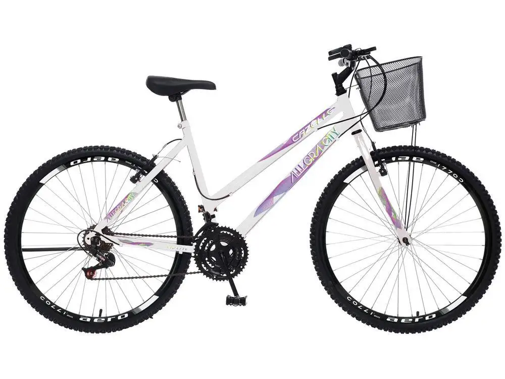 Bicycle Aro 26 Colli Cazelle Allegra City Brake Steel V-Brake 18 Marches