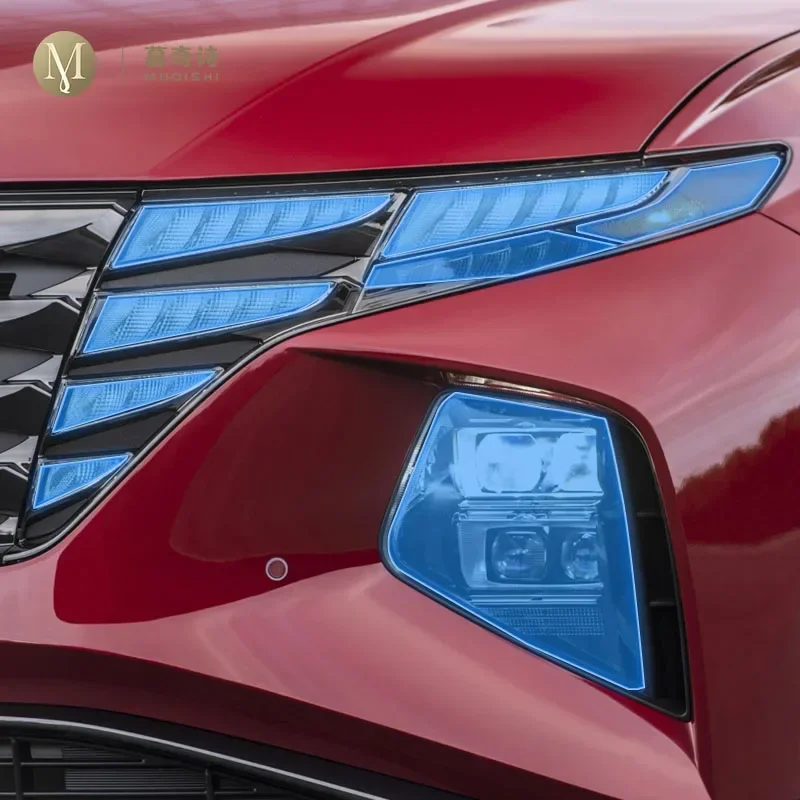

Для Hyundai Tucson 2021-2023 автомобильная внешняя фара против царапин ТПУ PPF защитная пленка ремонтная пленка против царапин аксессуары